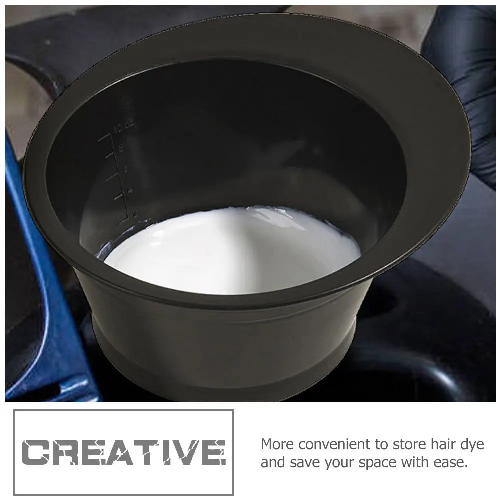 4Pcs Hair Dye Bowl Plastic Professional Hairdressing Tool Hair Coloring Mixing Bowls Easy Clean Salon Use Hairdressing Tool Bowl