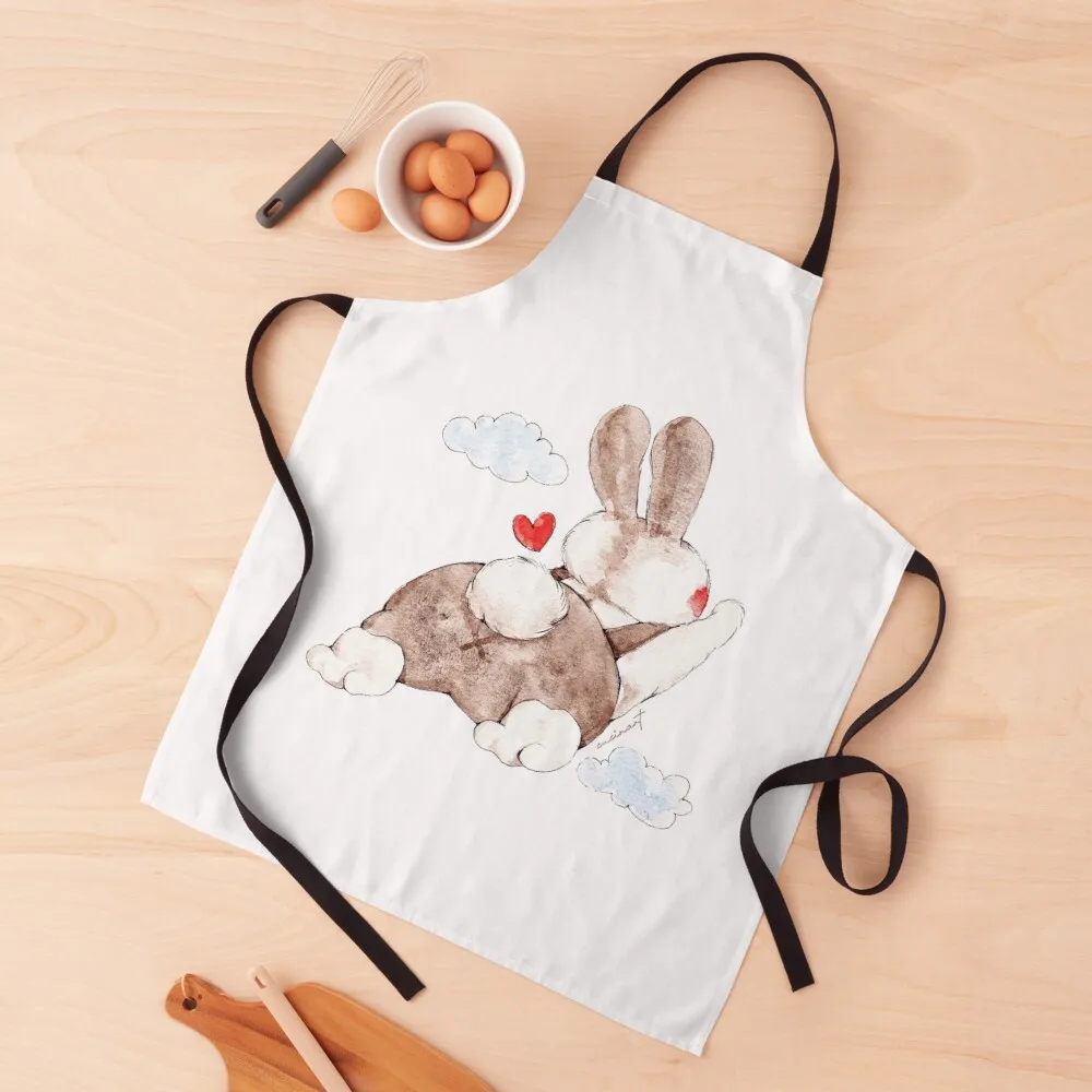 

Marshmallow Butt Apron For Man women's work Kitchen on the wall Apron
