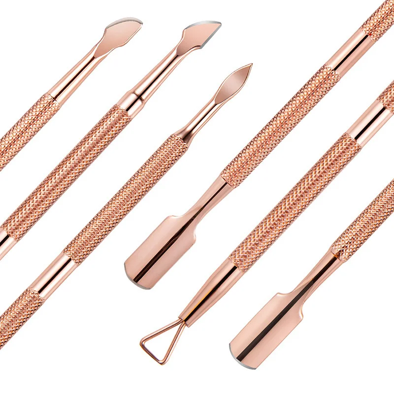 Kit-2/3/4 ciseaux à cuticules en acier inoxydable ensemble ciseaux à ongles pinces à cuticules coupe-ongles en acier à Double tête outil de coupe