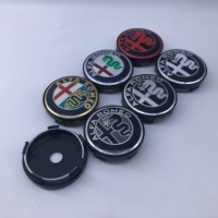 4X 60mm T60 030 ForAlfa Romeo 159 156 Stelvio 147 166 Sportiva GT Mito Emblem Auto Hub caps Decoration Styling Auto Accessories