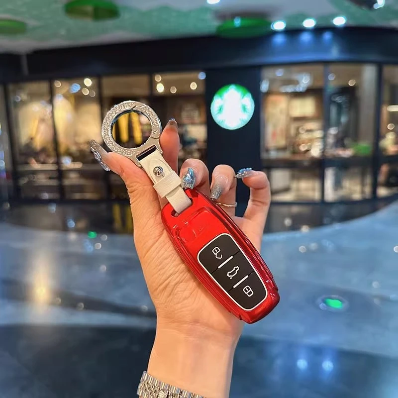 

Suitable for Audi key protection case new A3L/A6L/A7/A8L/Q6/Q7 buckle Q8 shell Q4 Etron bag high-end