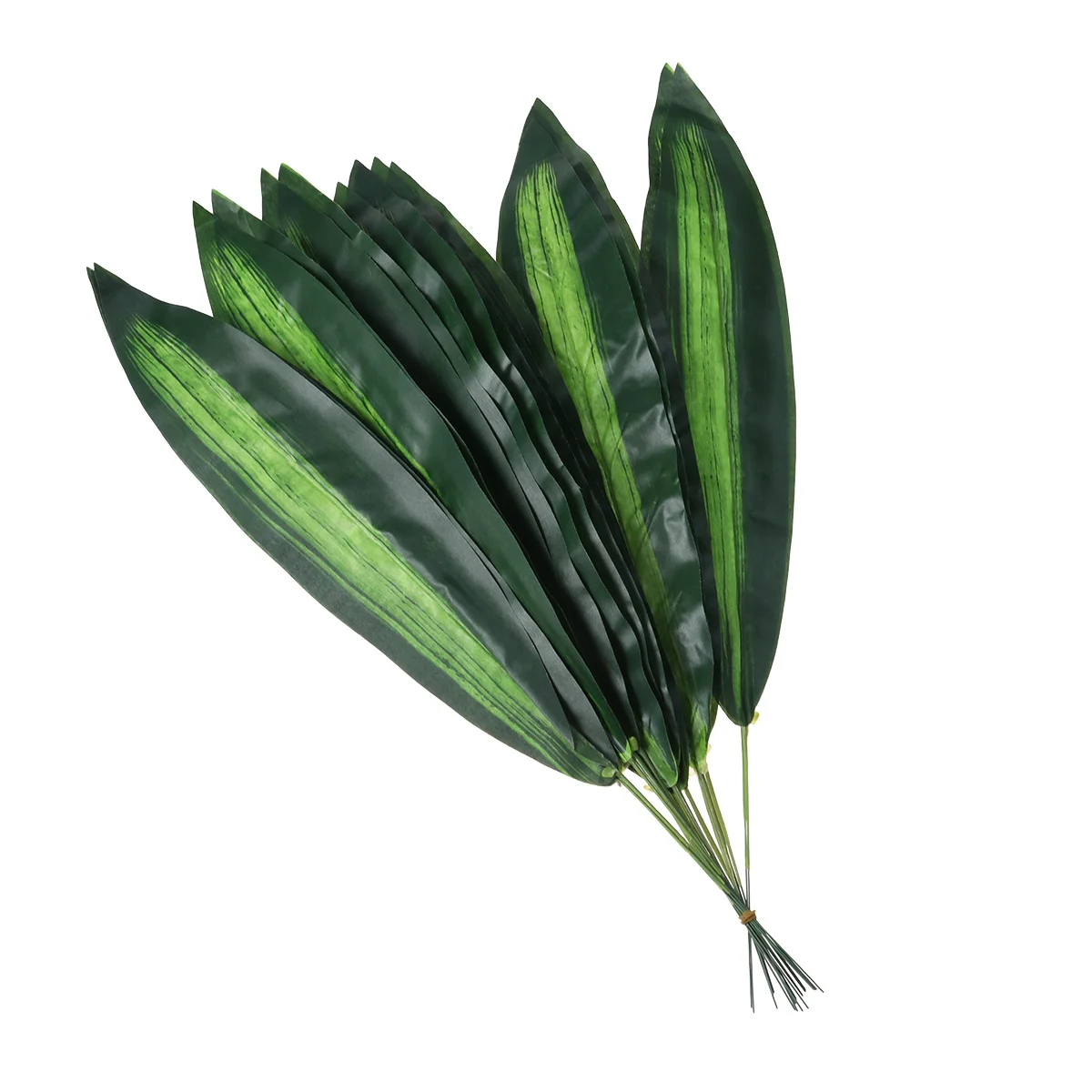 

20pcs Artificial Brazil Leaves Green High Simulation Tropical Leaf For Home Office Cafe Decor Faux Plants Decoration Simulation