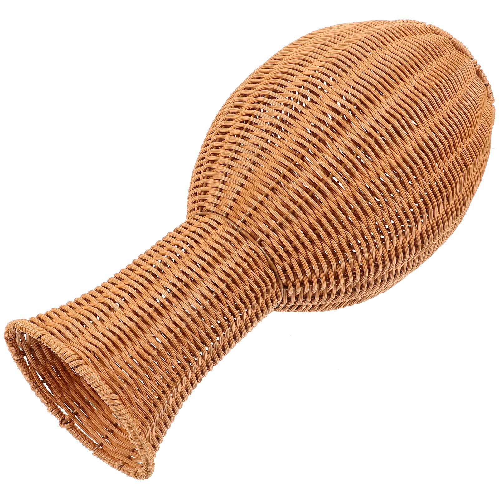 

Woven Flower Vase For Artificial Dried Flowers Rustic Decorative Plastic Holder Home Garden Office Desktop Table