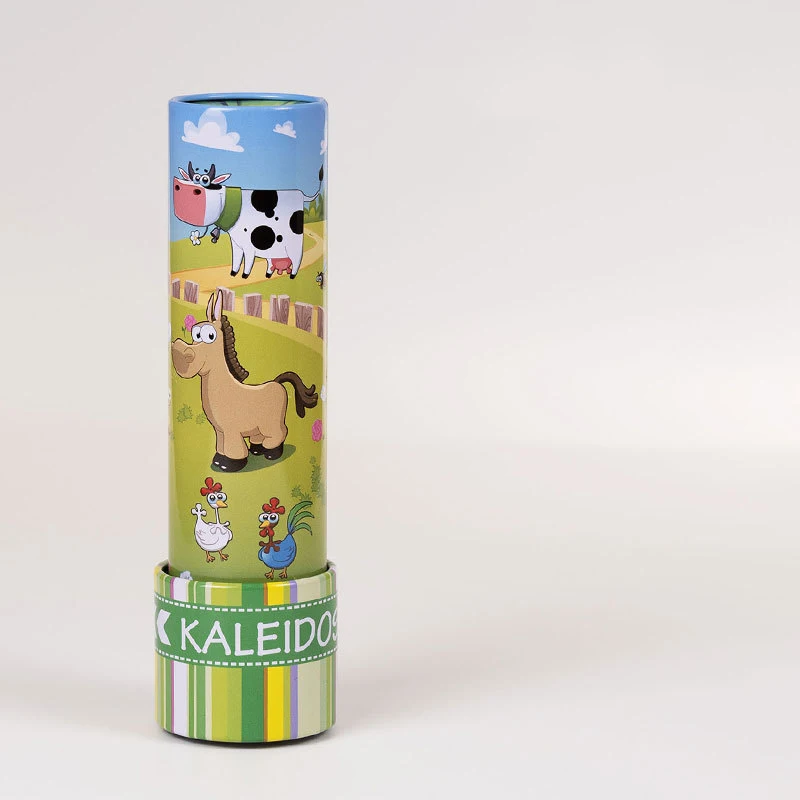 Kaléidoscope 18 pièces en tôle pour enfants, prisme rotatif classique, jouet dos pour enfants, vous apporter un monde différent, cadeau pour enfants