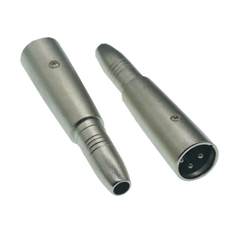 1 sztuk 6.35mm żeński do żeńskiego i męski XLR wtyczka konwersji 6.5 6.5mm rdzeń miedziany 3Pin Adapter wzmacniacz Adapter