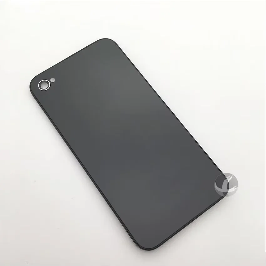 Задняя стеклянная крышка для iPhone 4/4S, задняя панель из кристаллического стекла, крышка батарейного отсека, корпус с бесплатным подарком