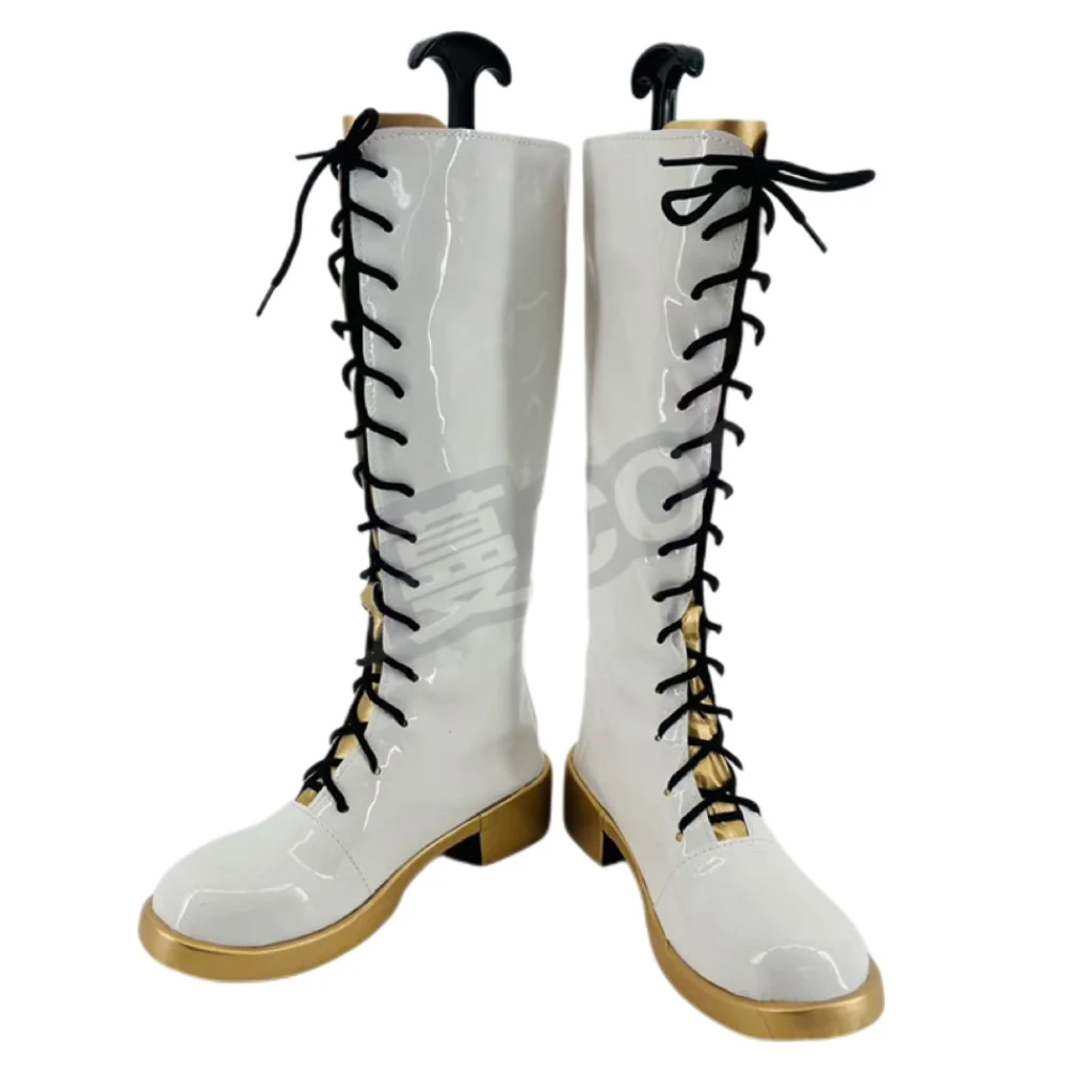 KPop 악마 사냥꾼 키즈 미라 부츠 소녀 루미 조이 코스프레 의상 신발 애니메이션 카니발 할로윈 부츠 신발