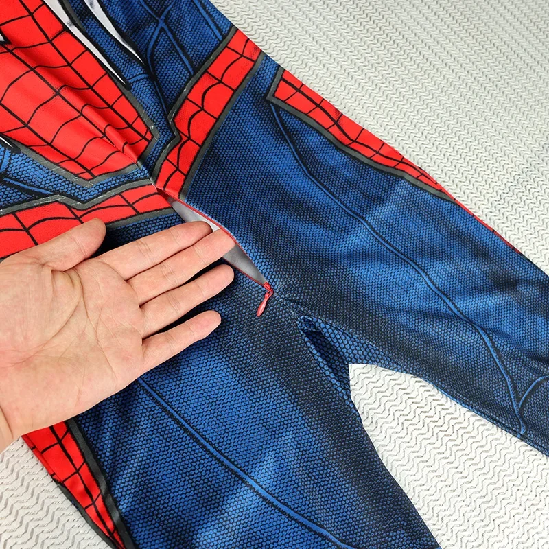 Movie FAR FROM HOME Spiderman Cosplay Kids Adults Costumes Superhero Bodysuit Spandex Suit Halloween Party Clothes