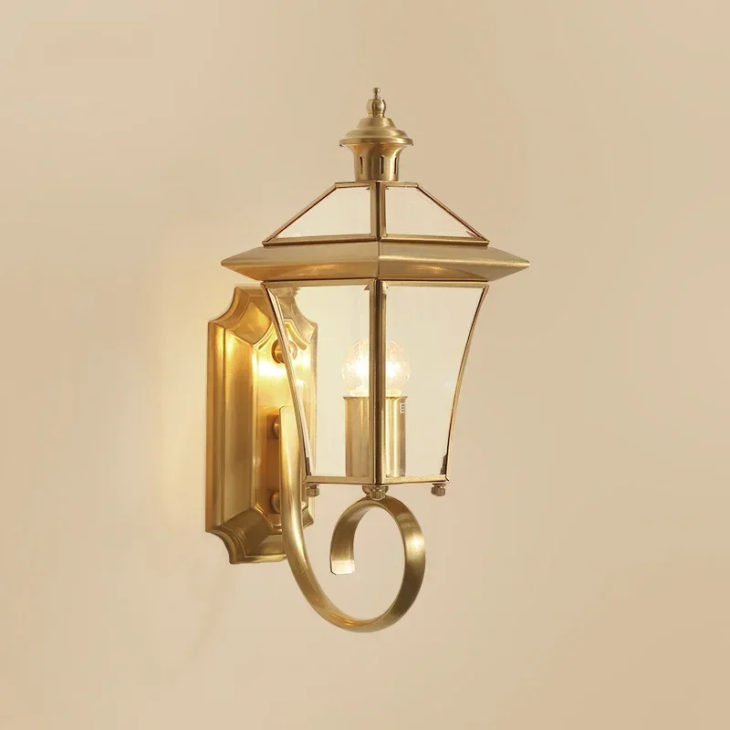 Waterproof Outdoor Wall Lamp European Style Sconce Modern Fixture Courtyard Balcony Light for Living Room Bedroom Aisle