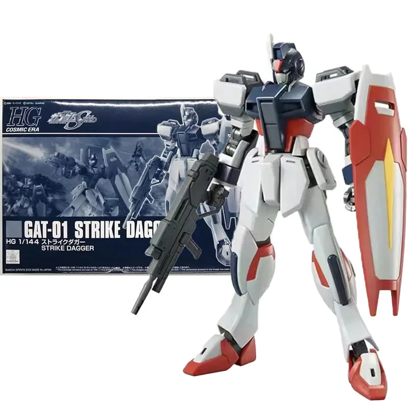 

Bandai HGUC 1/144 Gat 01 Strike Dagger GUNDAM Action Figure Mobile Suit Assembly Model Toys Cosmic Era Gifts For Children