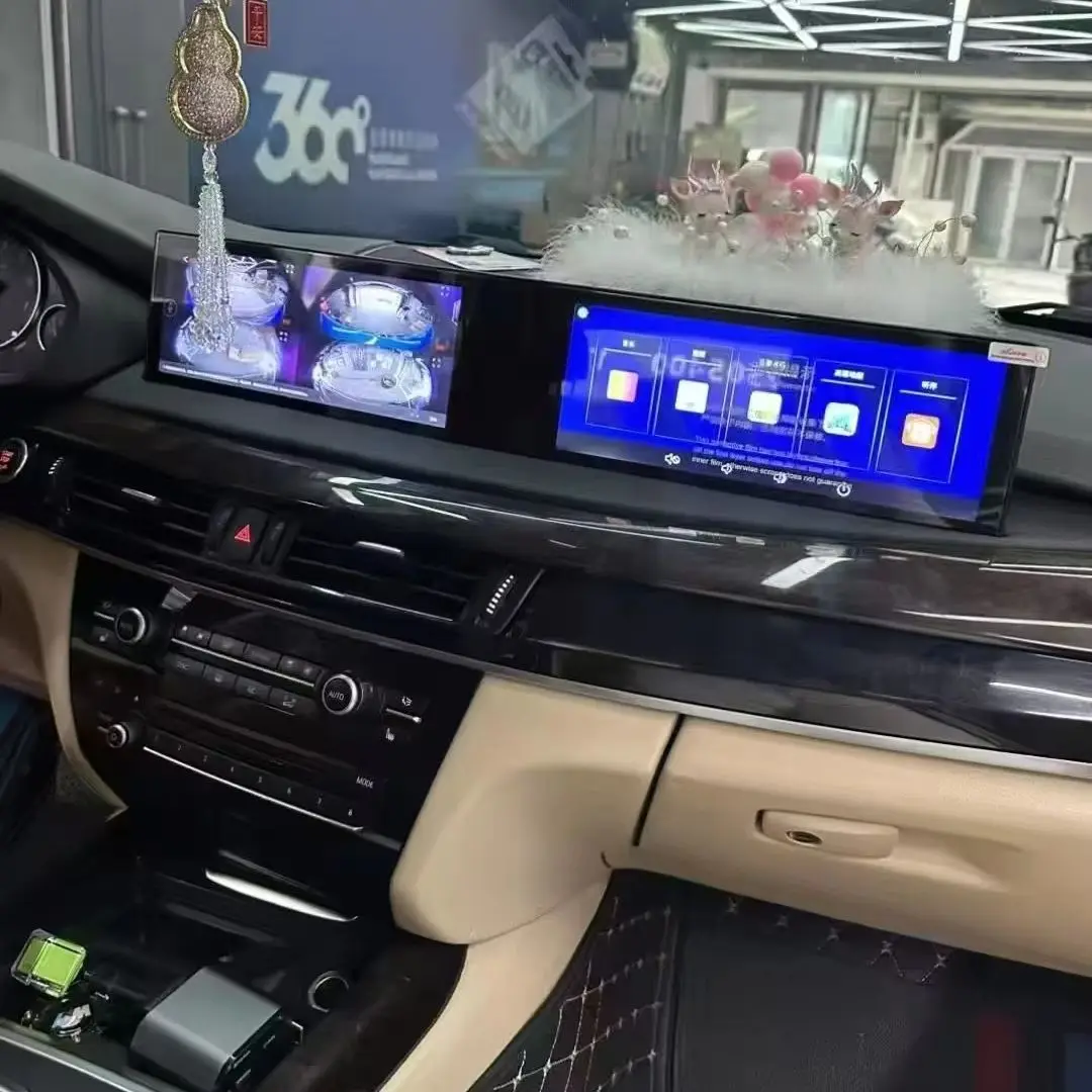 For BMW 5 Series F10 F11 2011-2017 For BMW X5 X6 2007-2018 Dual Screen Auto Stereo CarPlay Car Radio GPS Navigation Video Playe