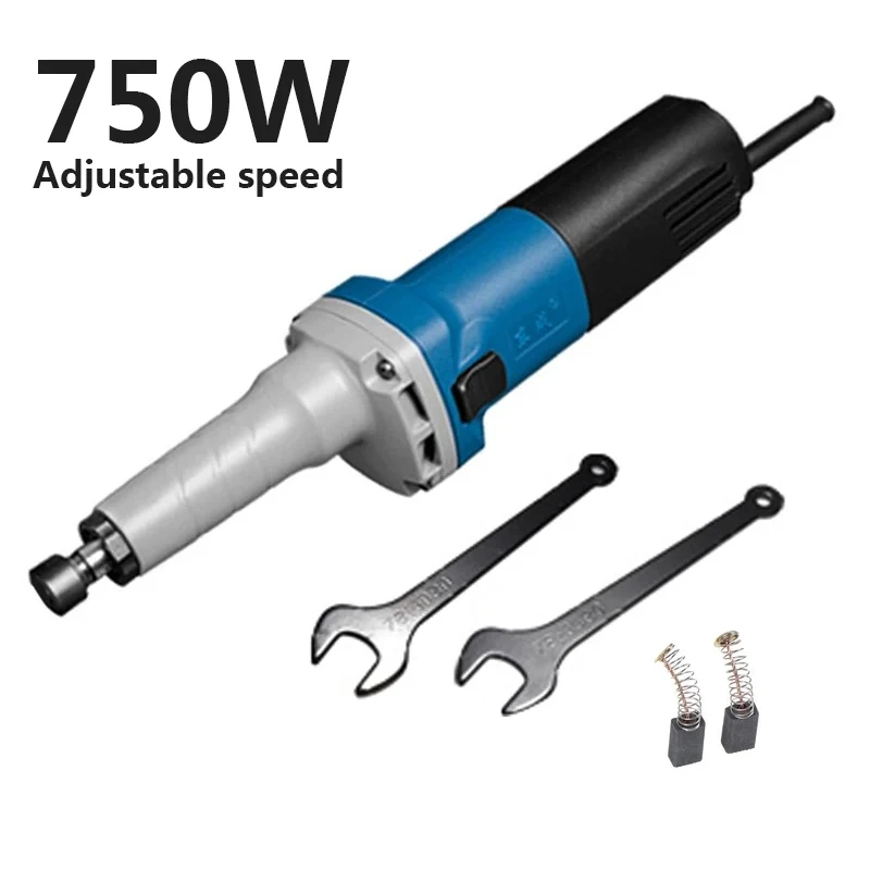 220V Electric Grinding Machine Rotating Tool Mini Electric Drill Metal Surface Grinding and Polishing Jade Electric Tool 5-speed