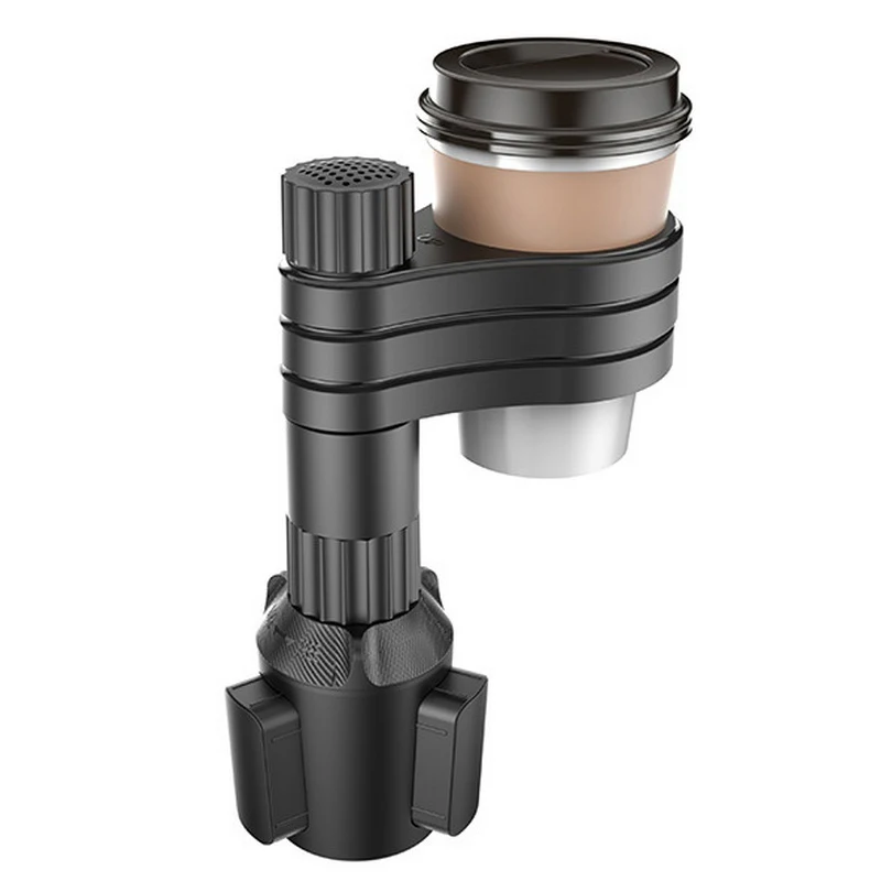 موسع حامل أكواب السيارة 3 في 1 قابل للتعديل مع قاعدة دعم دوران 360 درجة للمشروبات والزجاجات #4