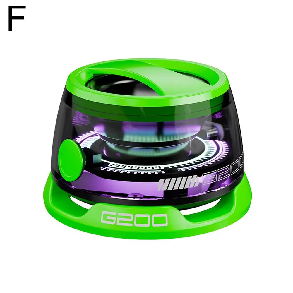 Haut-parleur Bluetooth magnétique portable multifonctionnel, sans fil, véritable éclairage, mini son à la mode, RVB 5.3, boîte J0f4