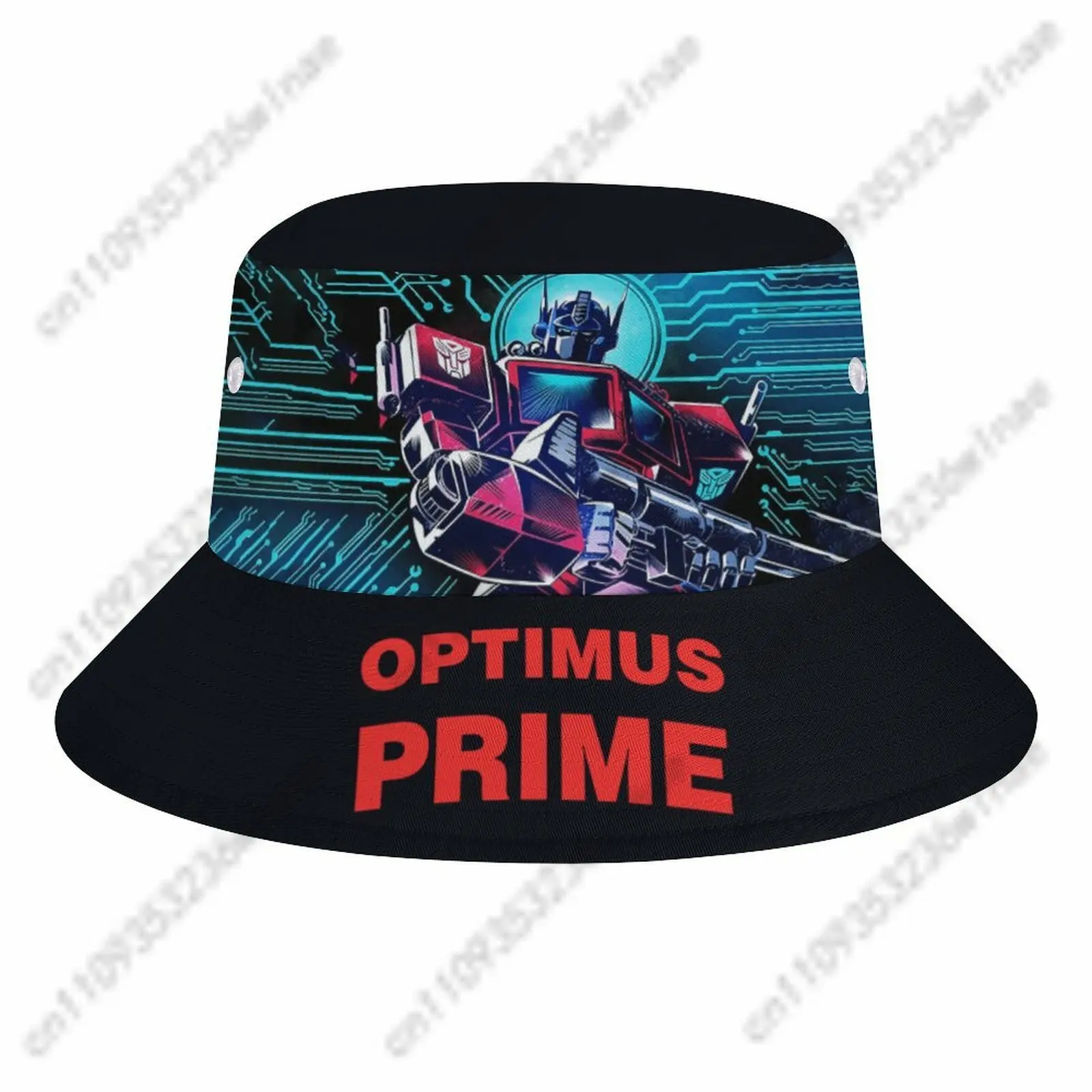 

Optimus Prime Bucket Hat Mens Womens Sun Hat Lightweight Comfortable Hat Sun Protection Hat Customized Cap