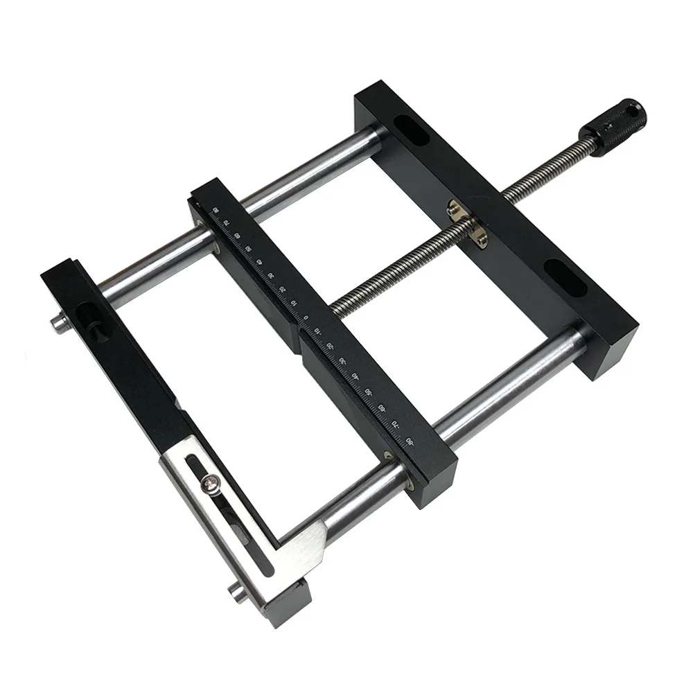 Pinças Planas Vice Vise Screw Parallel-jaw Vice Plain Vise Qgg para Faça Você Mesmo Madeira e Metal Working 200*412 mm Aluminium Fixture Qgg