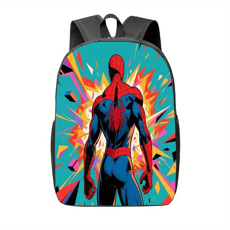 

Рюкзак большой вместимости с цветным взрывным фоном Marvel Superhero Spider-Man и эргономичным дизайном, сверхлегкий