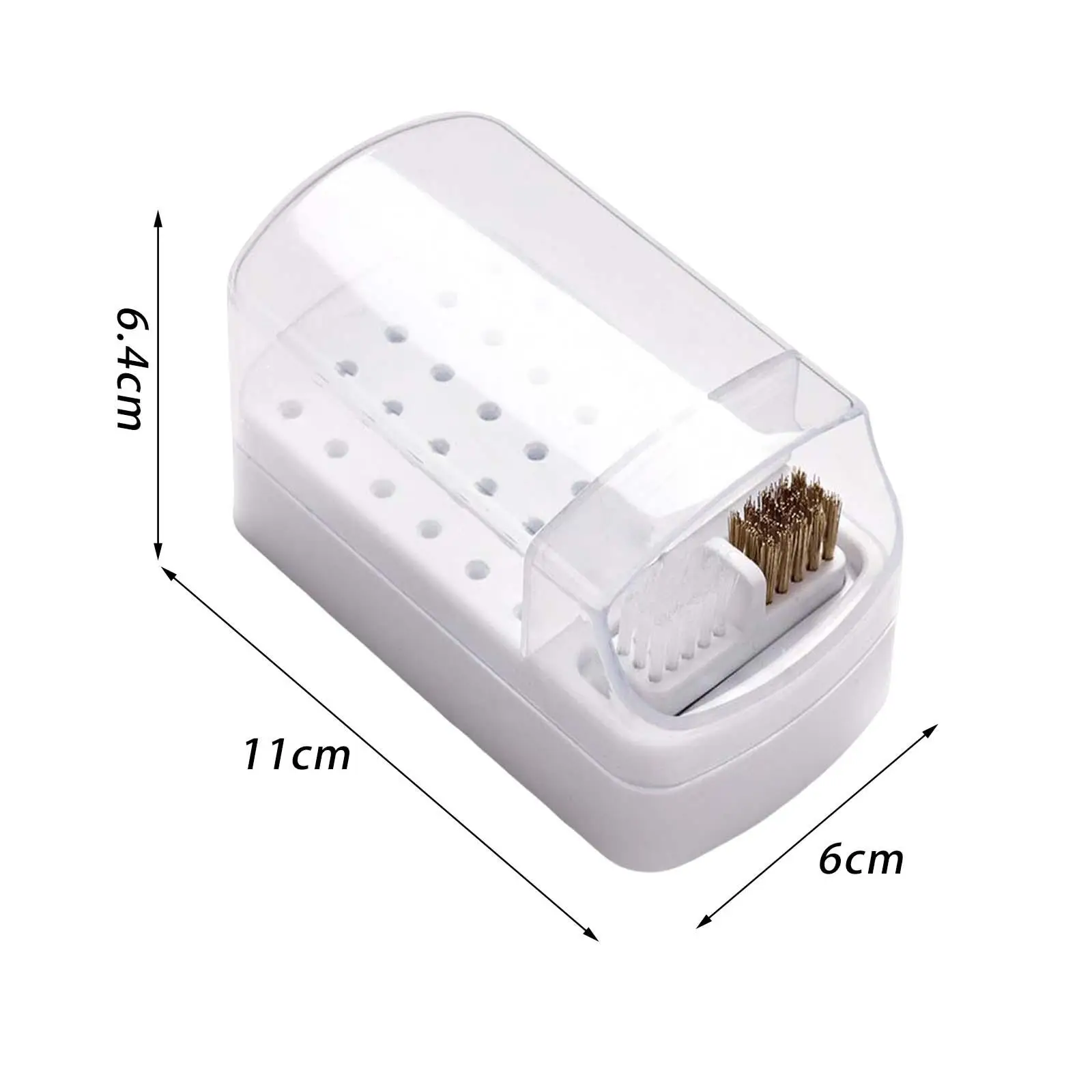 30 Slots Nail Drill Bit Holder Home DIY Manicure Polishing Bits Storage Box