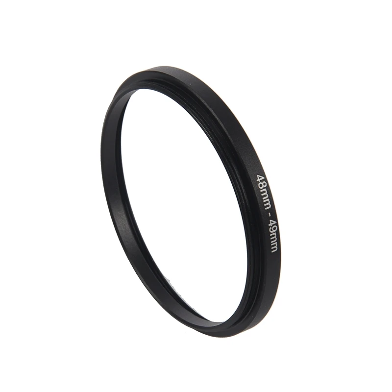 2Pcs 48Mm To 49Mm Camera Filter Lens 48Mm-49Mm Step Up Ring Adapter