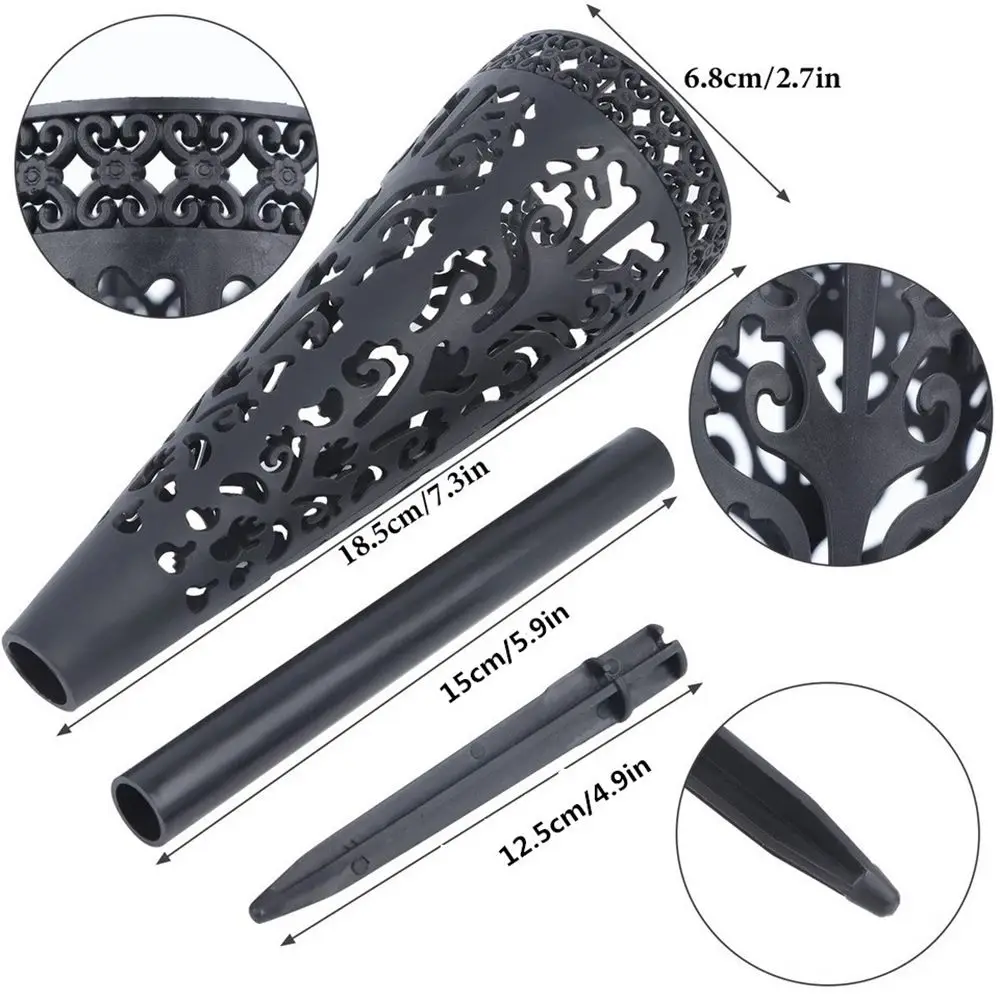 2 Stücke Hohl Rasen Outdoor Blumenhalter Vase Blumenkorb Garten