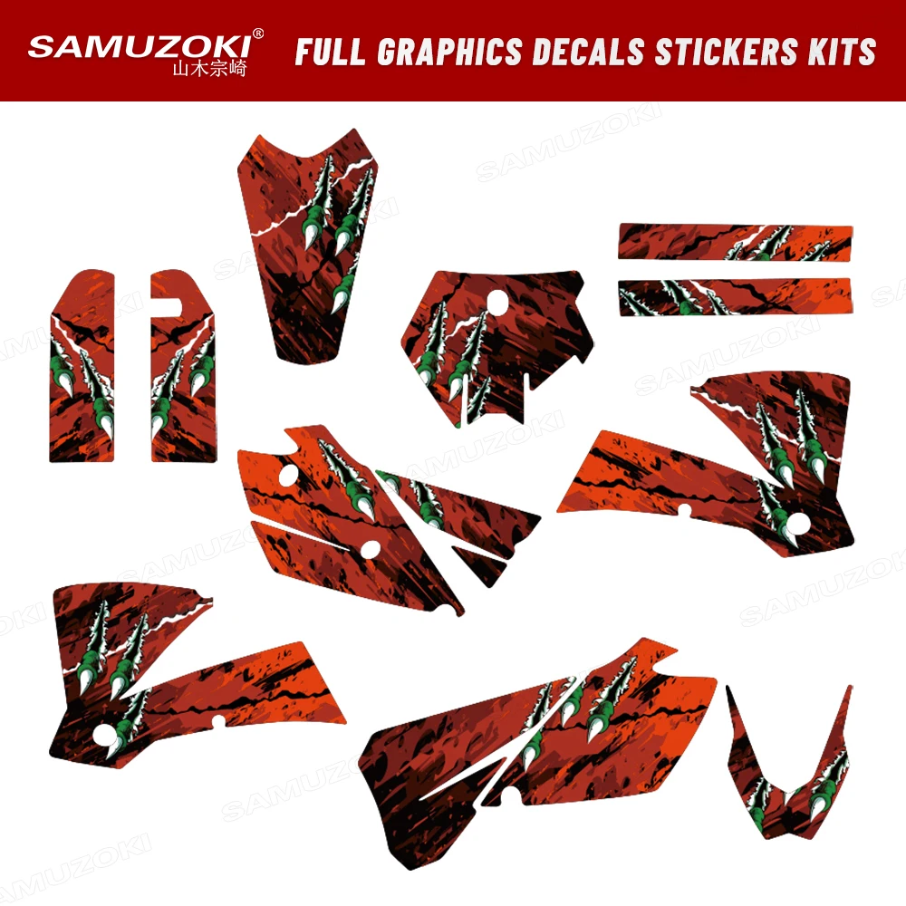

Fit for 2003-2004 KTM SX 125 200 250 450 525 Motorcycle Background Graphics Set Deco Decals Stickers Kit