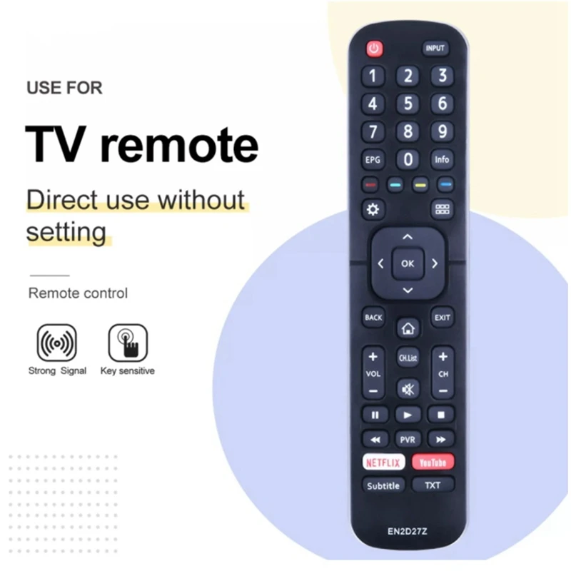 LCD TV Remote Control For Hisense TV EN2D27Z 50H8C 55H5C 55H6B 55H7B 55H7C 65H10B2 65H7B2