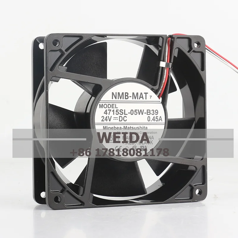 4715SL-05W-B39/B40//B50 /B60 NMB-MAT 12038 DC24V 0.45A 12 cm heat dissipation axial flow inverter fan  120*120*38MM