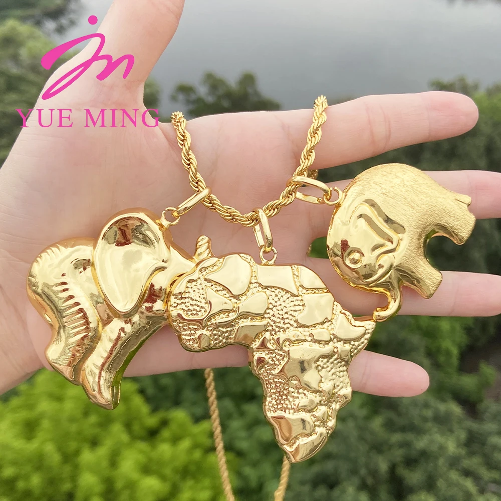 3 stücke Anhänger mit 60cm Kette für Frauen Männer 18k vergoldet Kupfer Tier Muster Anhänger Modeschmuck täglichen Verschleiß Jubiläum