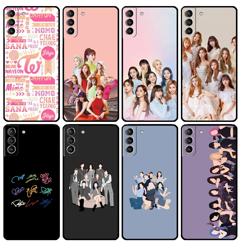 Kpop TWICE Case For Samsung Galaxy S23 S20 FE S21 FE S22 Ultra Note 20 S8 S9 S10 Note 10 Plus Back Cover