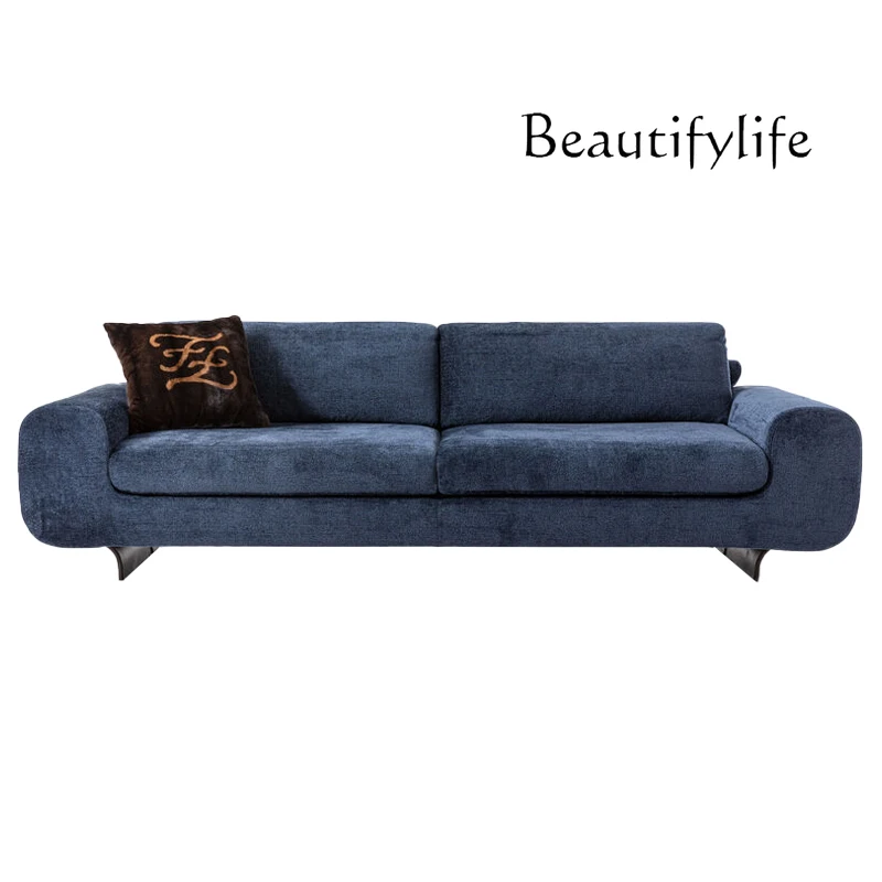 

Italian Minimalist Sofa Affordable Luxury Style Living Room Home Designer Model Fabric Sofa