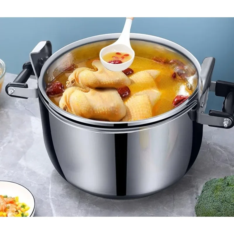 Commercial pressure cooker Thickened large-capacity extra-large gas stove Induction cooker Universal explosion-proof household