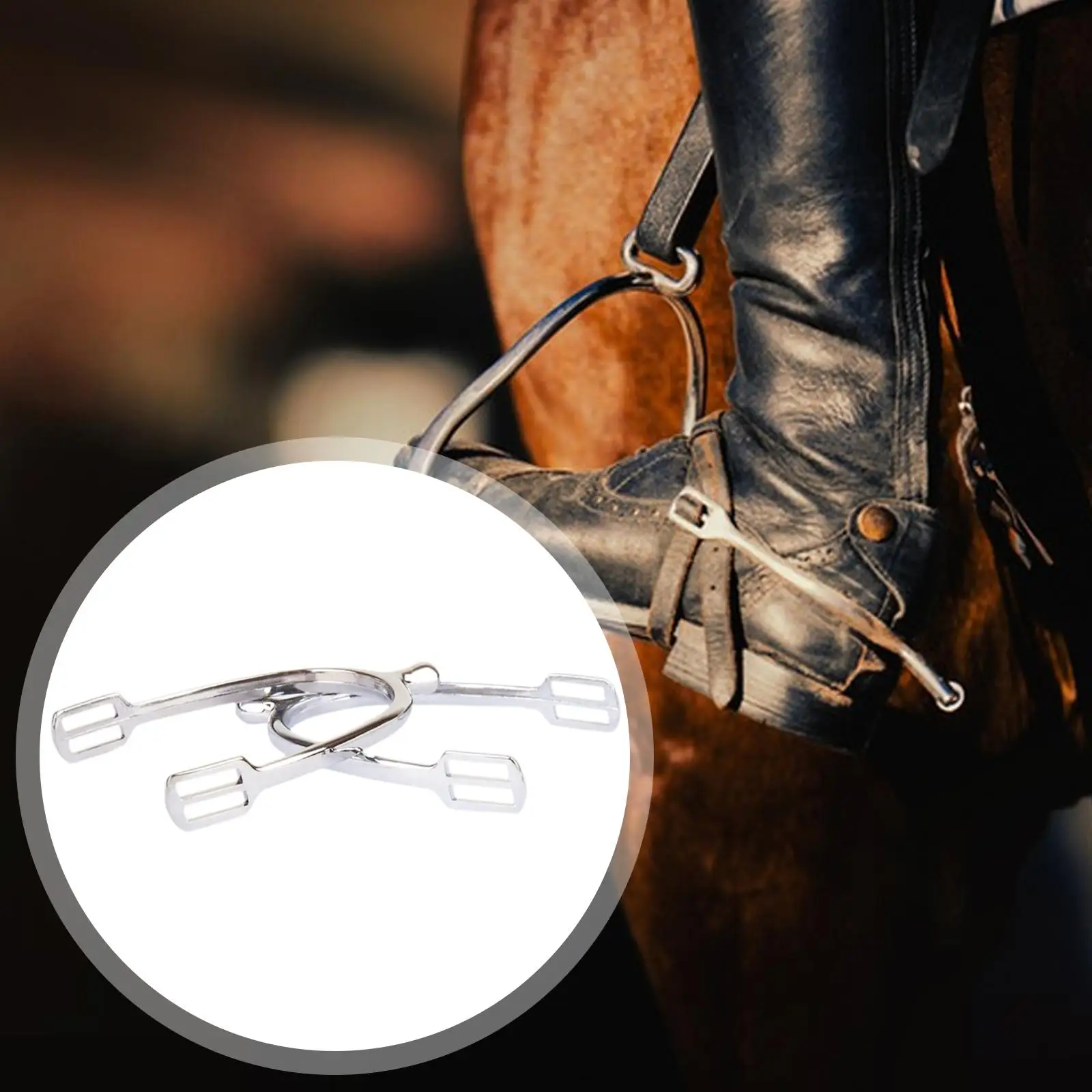 قطعتان من أحذية الحصان الغربي للتدريب على المنافسة للرجال والنساء، أحذية الحصان الغربية #5