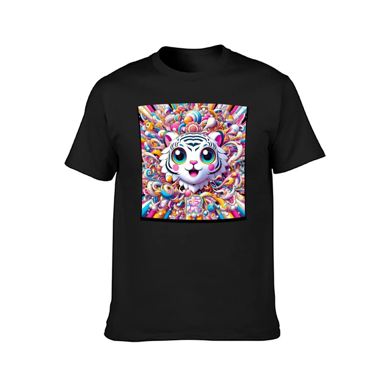 Maximal Anime Tiger Pop Art T-Shirt customs design your own Blouse t shirts for men graphic