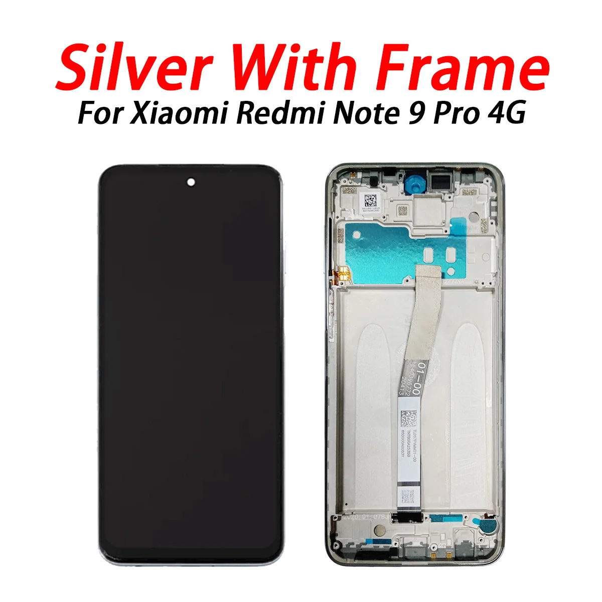 9s 4G Display for Xiaomi Redmi Note 9 Pro Lcd Display Digital Touch Screen with Frame,for Redmi Note 9S lcd Replacemen