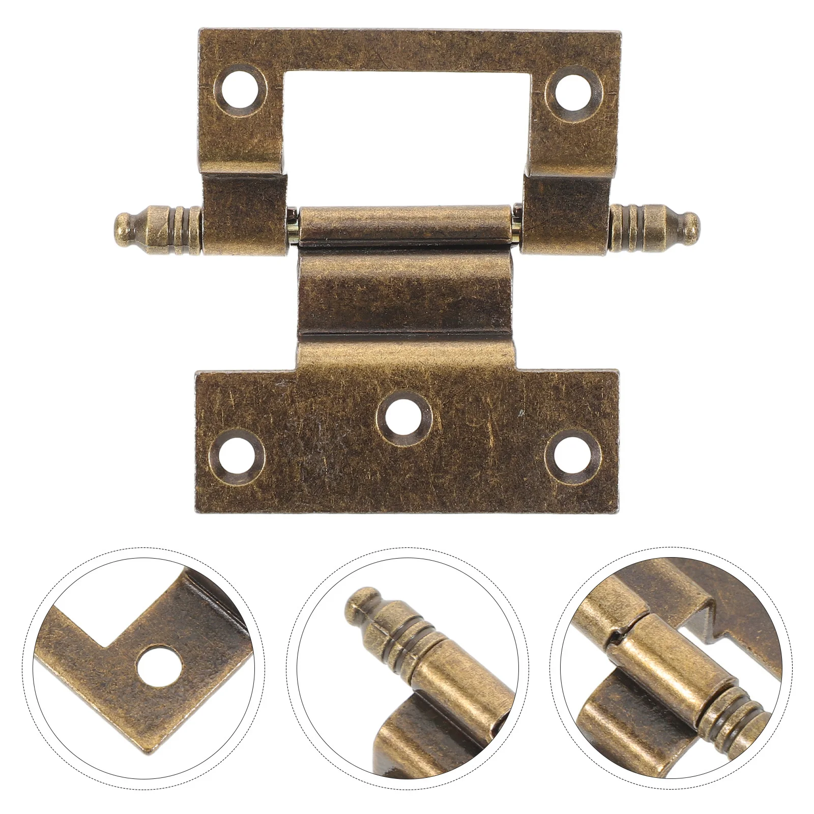 

Grandfather Clock Door Hinges Vintage Bronze Metal DIY Parts Clock Restoration Precision Mechanical Hardware Accessories