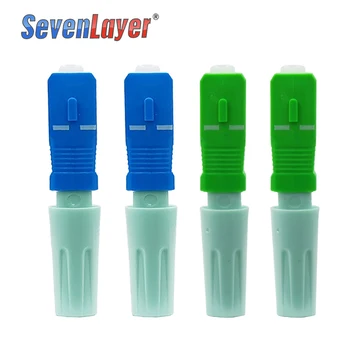 جديد SC APC SM أحادي الوضع موصل بصري FTTH أداة الباردة موصل أداة SC UPC الألياف البصرية موصل سريع