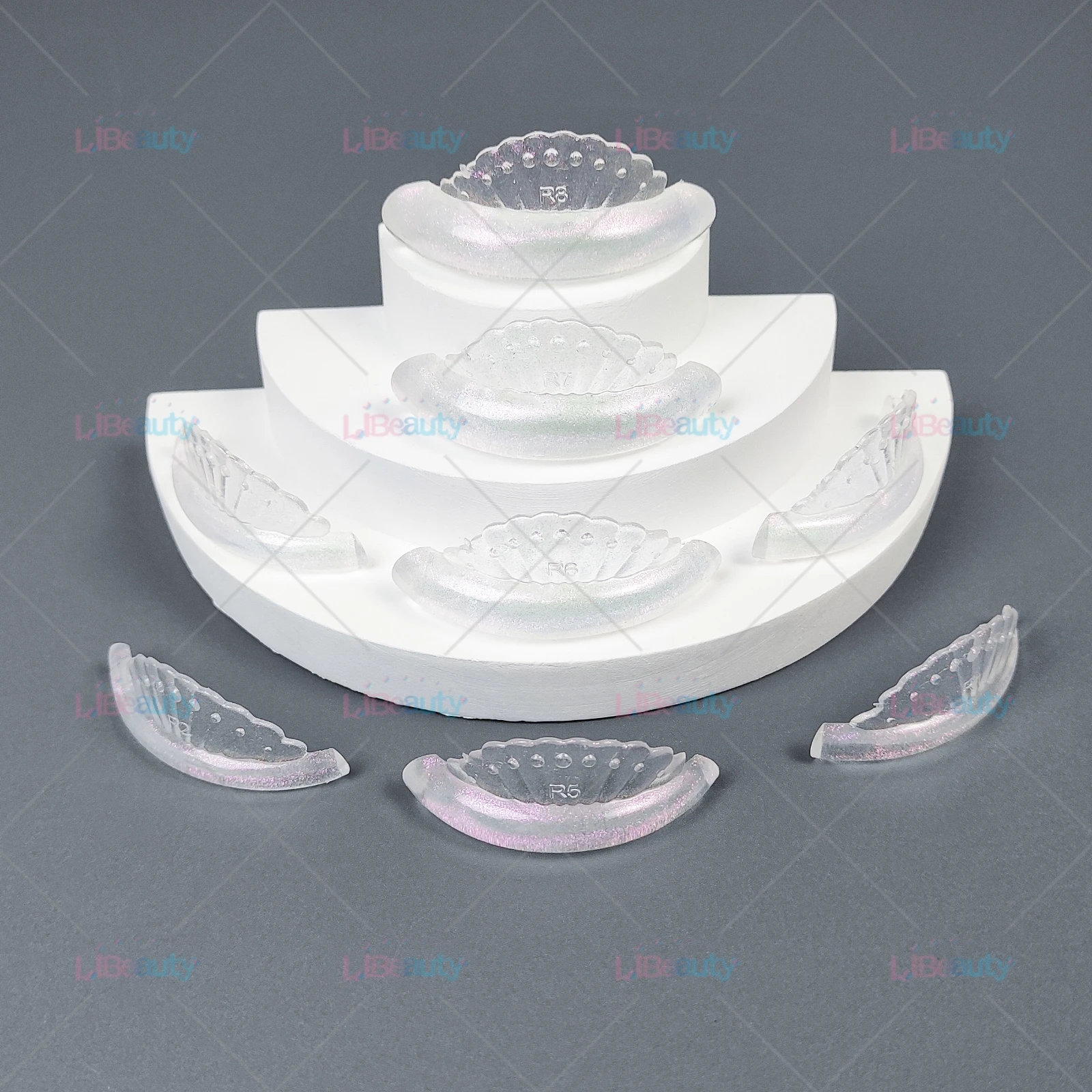Libeauty 8 Paar kleberfreie Silikon-Wimperndauerwellen-Pads, klebriges Wimpernlift-Schild, Heben, 3D-Wimpernzange, Zubehör, Make-up-Werkzeug – Detail 10
