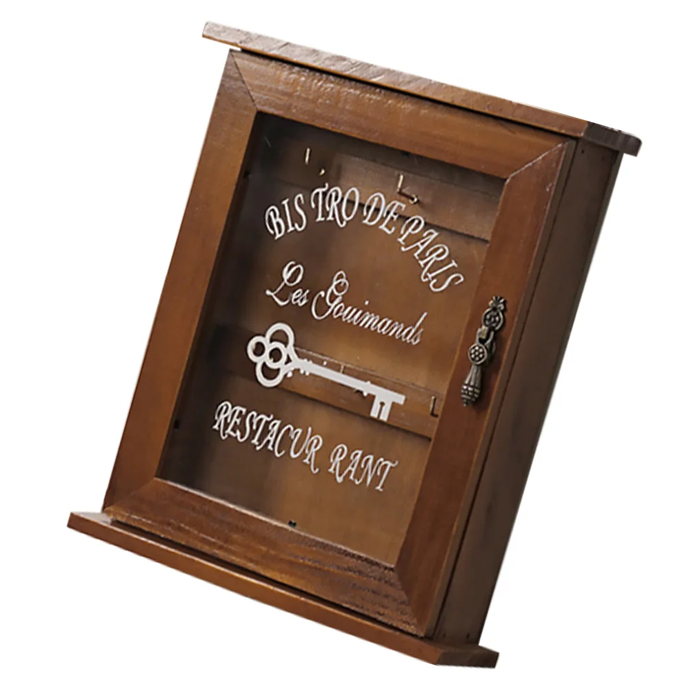 

Key Storage Ornaments Wall Mounted Organizer Front Door Holder Home Entryway Wooden Locker Hallway Box Holder