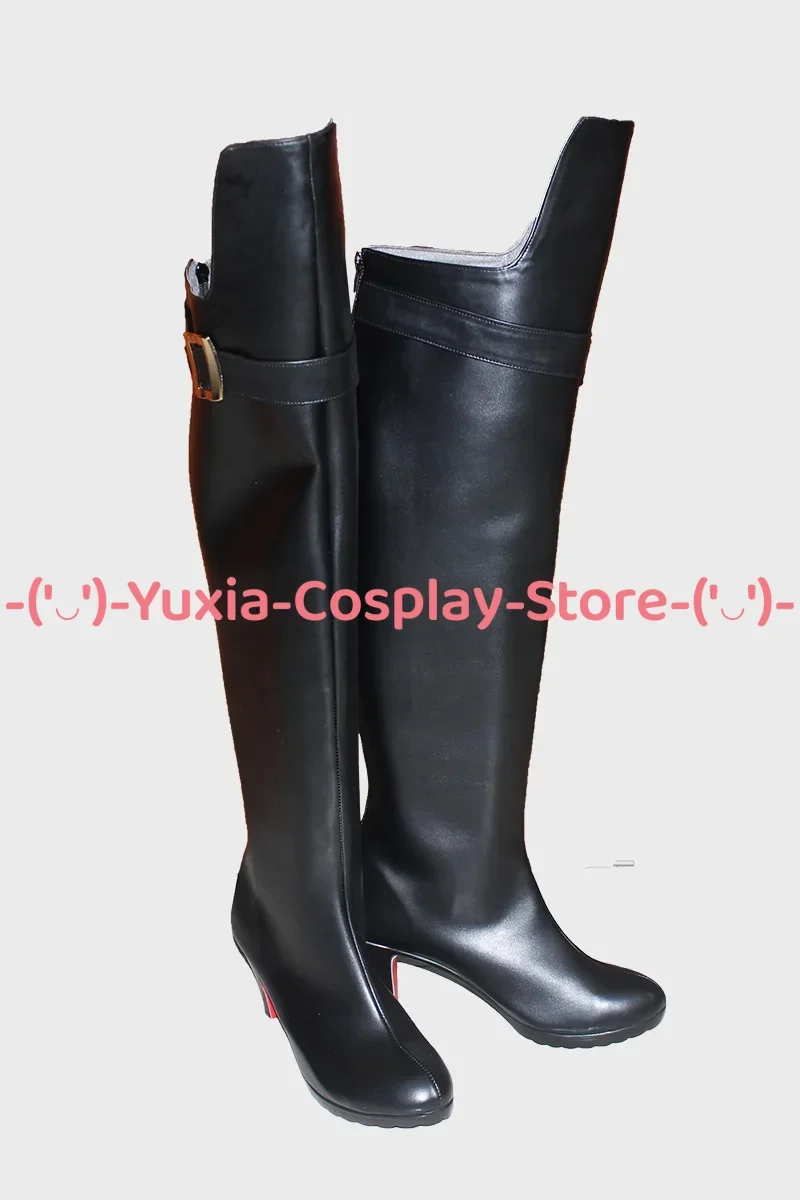 يوكسياكوسبلاي! أحذية هونكاي إمباكت 3 موراتا هيميكو التأثيرية لعبة شخصية الدعامة PU أحذية جلدية أزياء حفلات الهالوين كرنفال