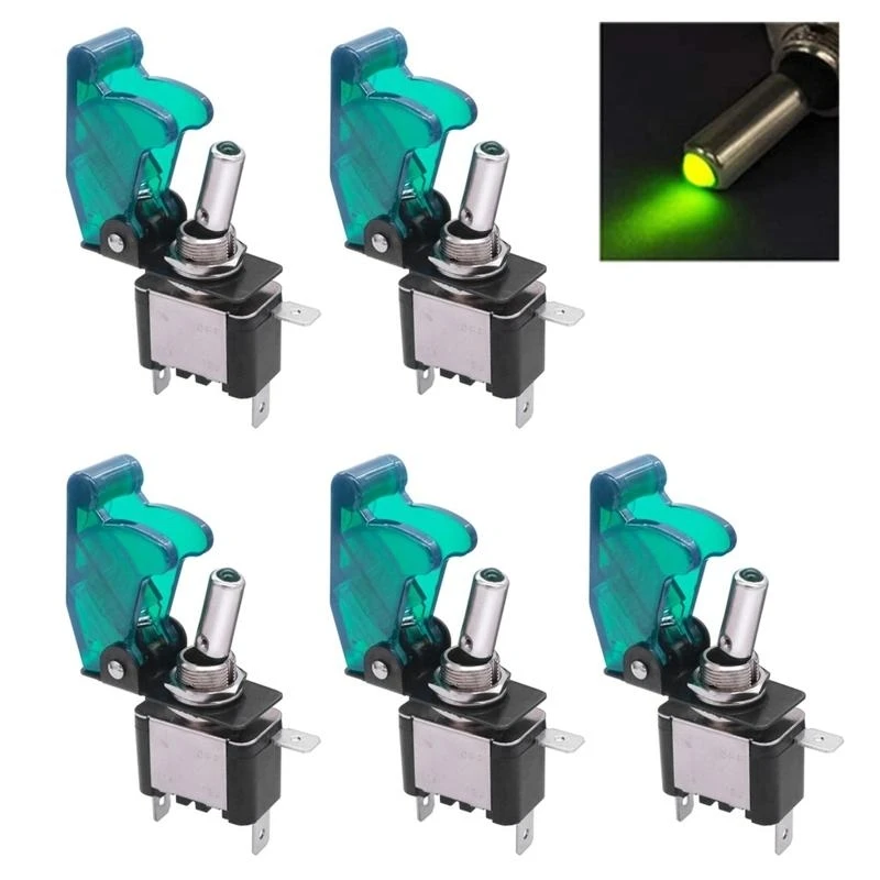 

Car Illuminated Electronic Power Button Led Lighted Toggle Switch Control Panel