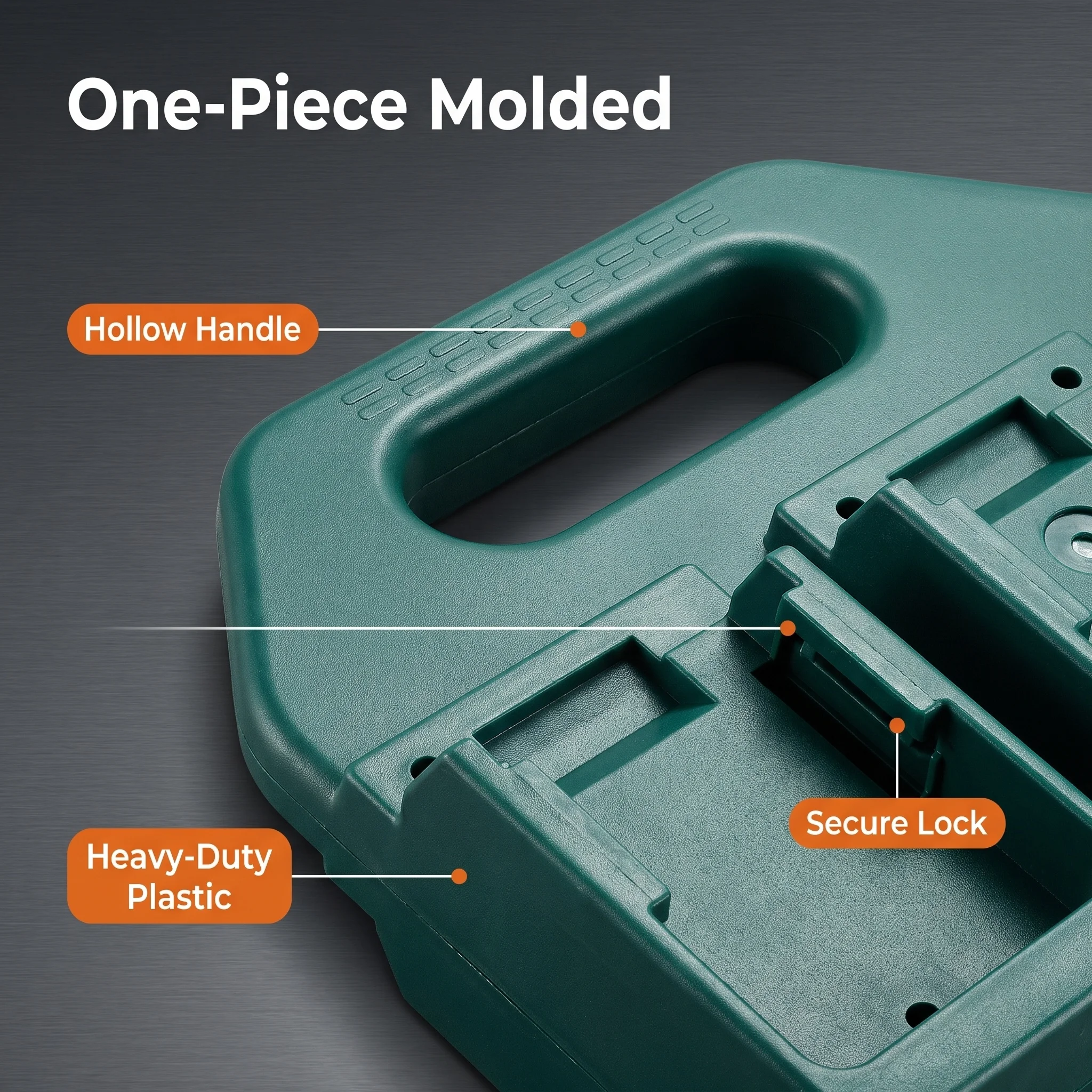 6-Slot-Akku-Tragehalter für Makita 18V-Akkus, Akku-Aufbewahrungsorganizer, tragbarer Akku-Caddy mit Griff – Detail 5