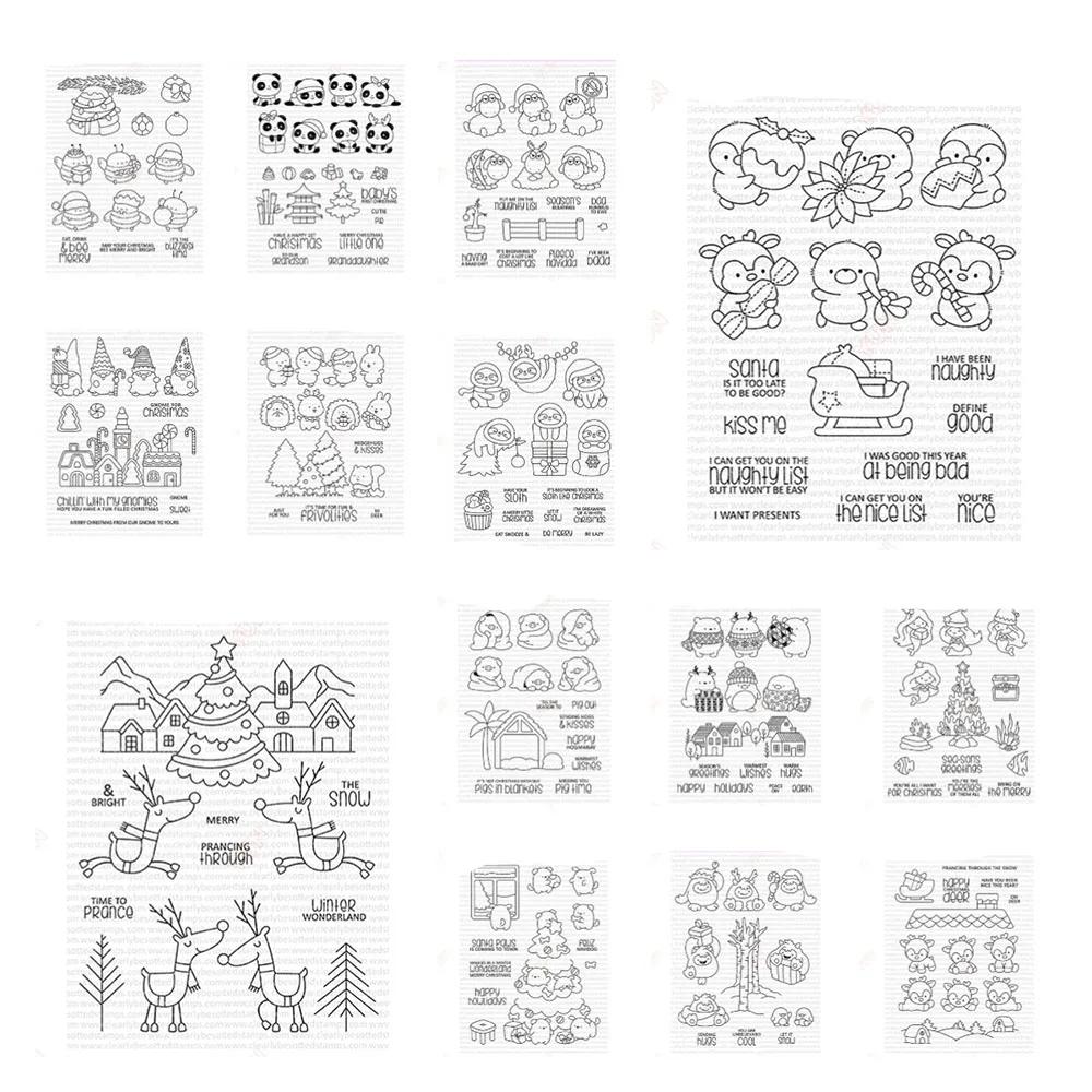 

Yuletide Yeti Panda Plushies Nordic Plushies New Scrapbook Decoration Stamps Stencils DIY Gift Card Craft Metal Cutting Dies