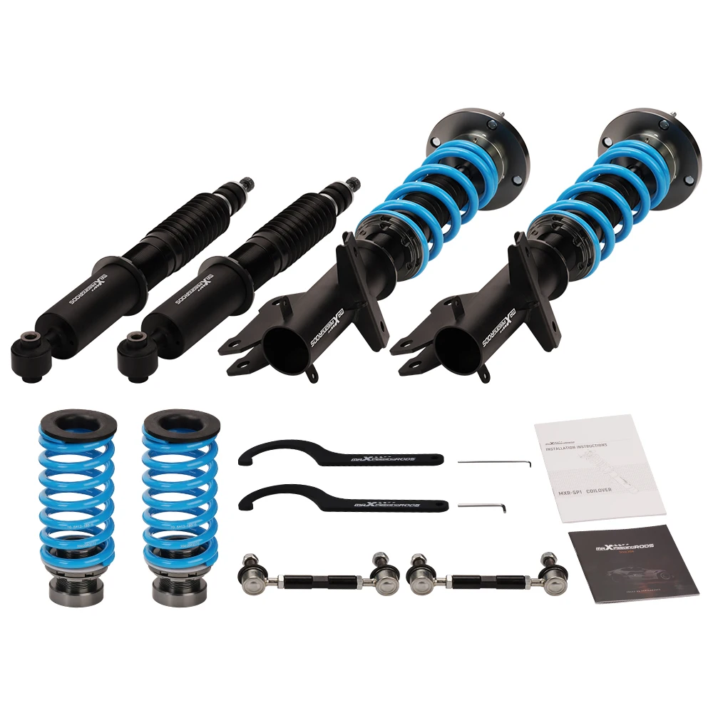 

Racing Coilovers Suspension Kit for Ford Mustang RWD Coupe Convertible Adjustable Damper Height Shock Absorbers Coil Spring