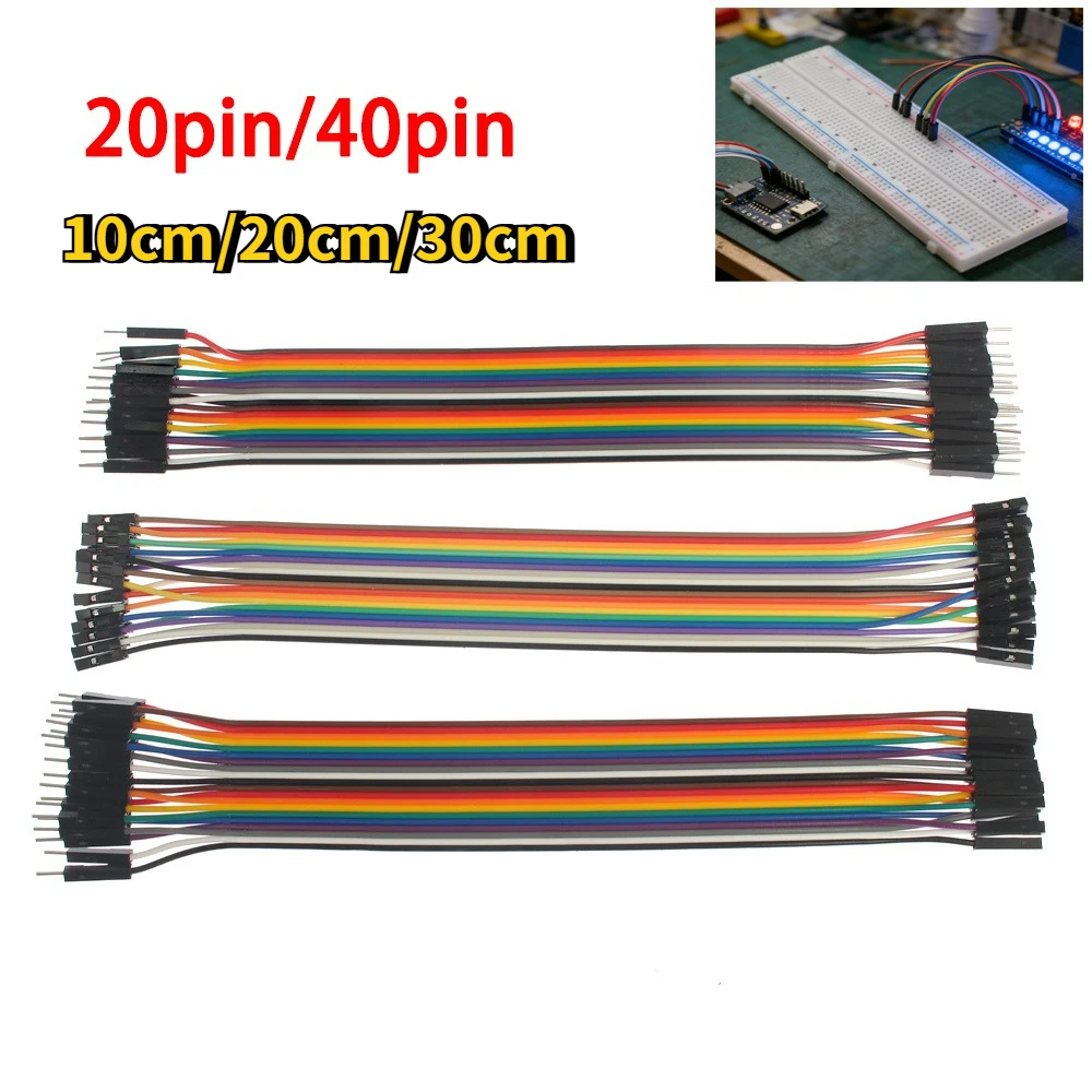 Dupont Cable Kit Jumper Wire 10cm 20cm 30cm Dupont Line 20pin/40pin Male To Male + Male To Female + Female To Female for Arduino