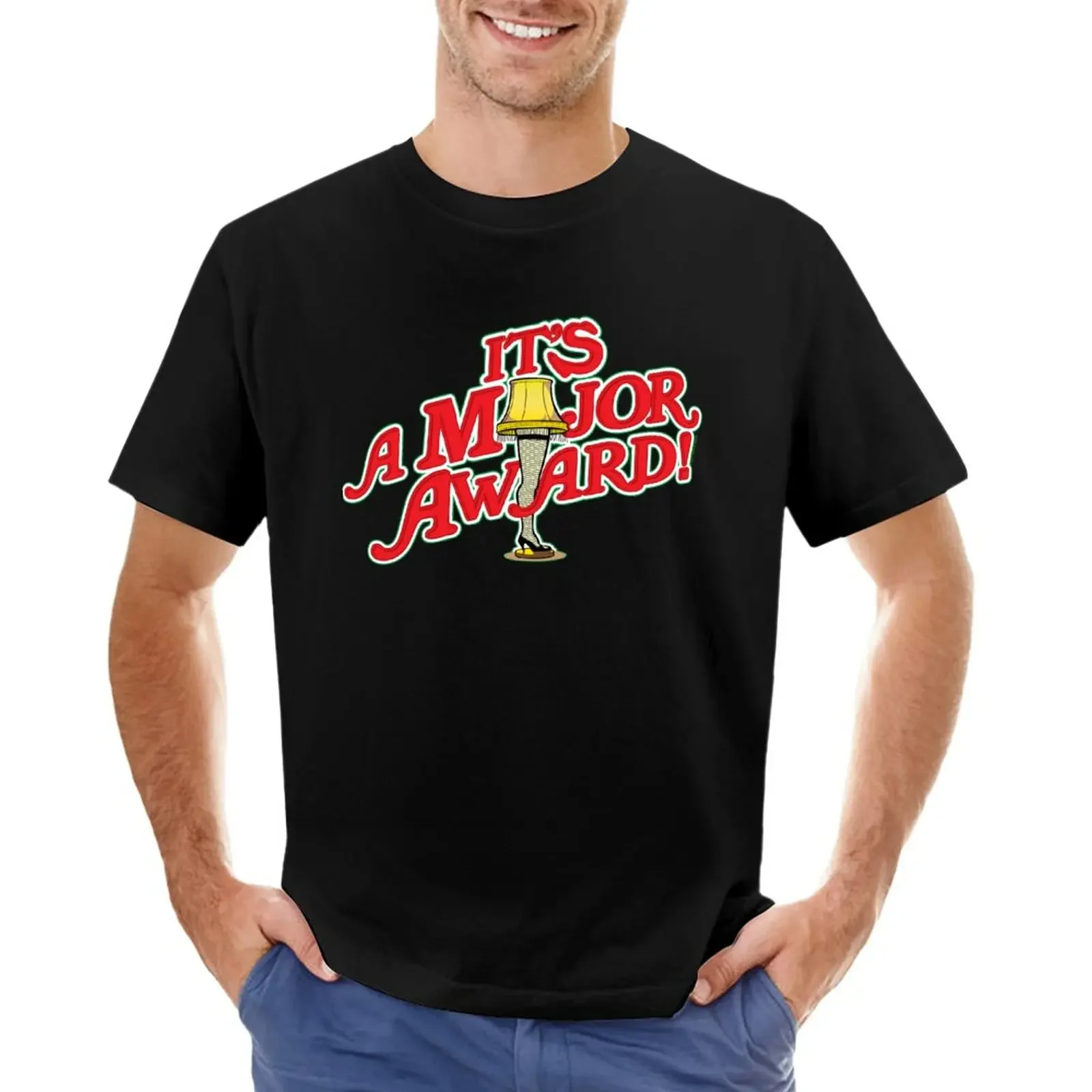 

It's a Major Award!A Christmas Story Leg Lamp T-Shirt animal prinfor boys Blouse funny t shirts for men