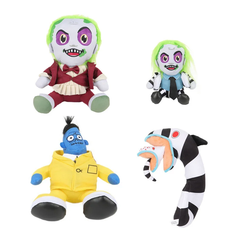 

Halloween New Beetlejuices 2 Beetle Juice Plush Toy Stuffed Animals Plushes Horror Figures Snake Children'S Birthday Toy Gift