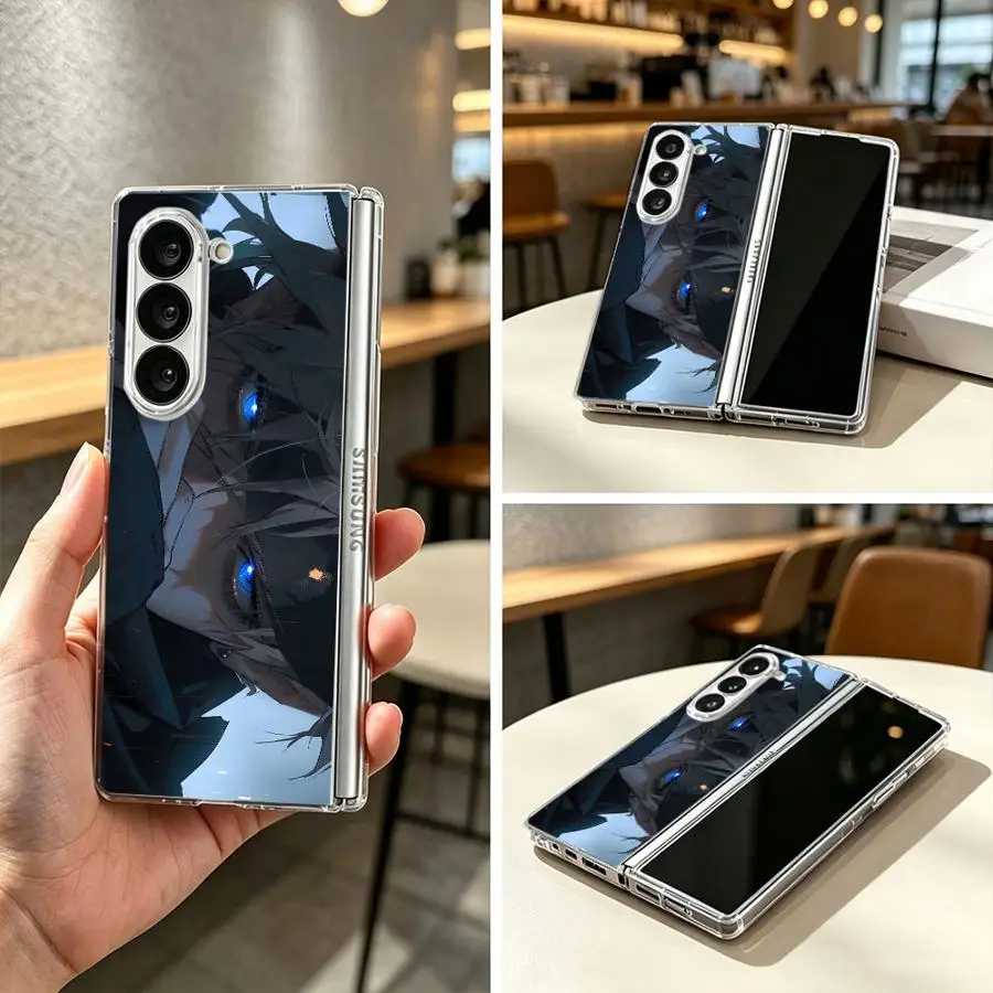 Case for Samsung Galaxy Z Fold 8 Ultra ZFold6 ZFold5 ZFold7 ZFold3 Z Fold 7 6 5 4 3 ZFold4 Soft Phone Cover J-Jujutsus K-aisens