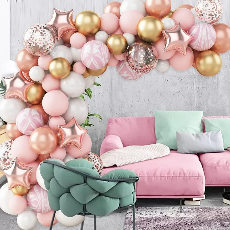 

Ins Wind Beautiful Macaron Balloon Chain Set Wedding Festival Birthday Party Decoration Balloon Decoration