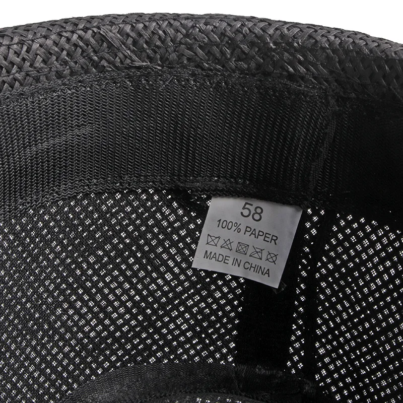 Summer Sun-proof Billycock Women's Korean Style Simple And Casual Beach Hat Men's Fedora Hat Straw Handmade Straw Hat