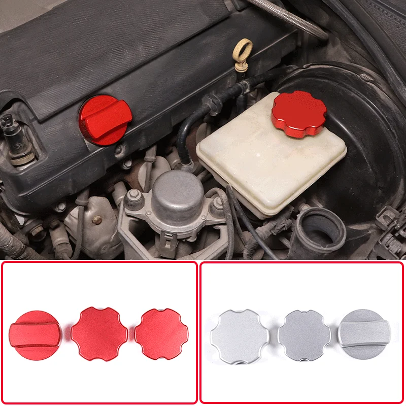 For 2014-19 Chevrolet Corvette C7 Aluminum Alloy Car Styling Car Engine Compartment Fuel Tank Bottle Coolant Fuel Cap Auto Parts